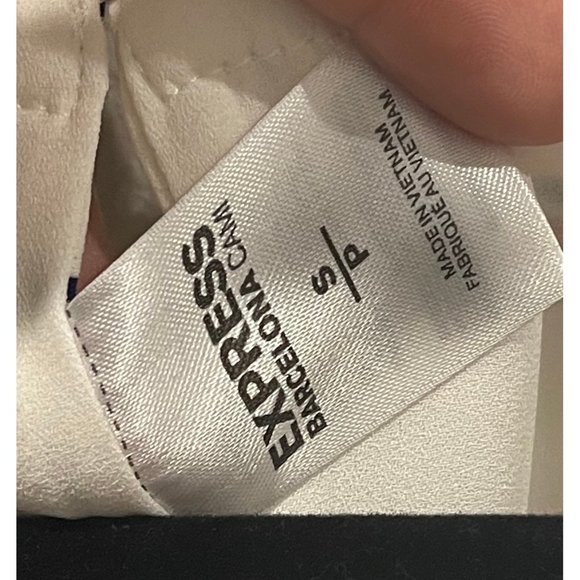 EXPRESS Striped Red Blue Barcelona Tank Top - Picture 2 of 3